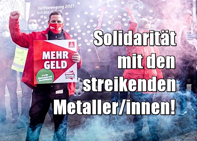 Metall-Tarifrunde 2021: Viele Warnstreikaktion In Ganz Deutschland